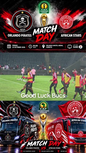 Orlando Pirates vs African Stars live — Match Day 23 Oct 2026