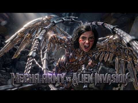 Mecha Army vs Alien Invasion: Humanity's Final Sci-Fi Battle!