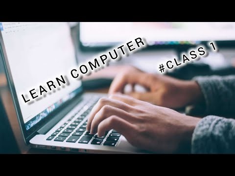 Learn computer basic to advance class 1st ( keyboard use Karna type karna mouse pakadna)