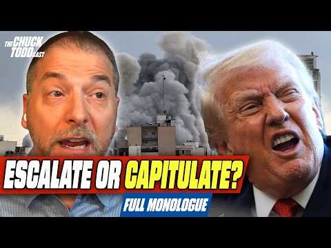 Trump Has Two Options For Iran: Escalate… Or CAPITULATE | Chuck Todd Politics