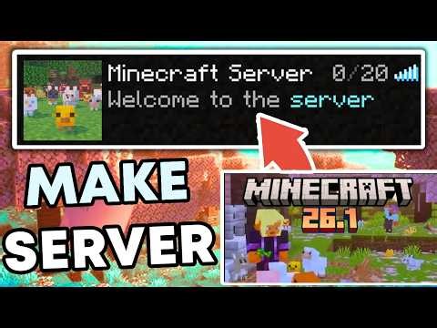 How to Make A 26.1 Server in Minecraft