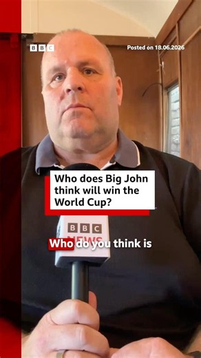 Big John tells us who he's backing to win the World Cup. #BigJohn #England #WorldCup #BBCNews