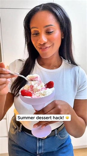 Our stylish double wall cocktail glasses are perfect for your summer desserts ☀️ | Kmart New Zealand