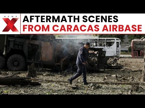 Aftermath Of U.S. Strikes On Caracas Airbase Raises Tensions And Damage Concerns