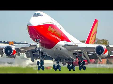 60 MINUTES PURE AVIATION - Airplane Highlights of May - Boeing 747, A330, Zeppelin (4K)
