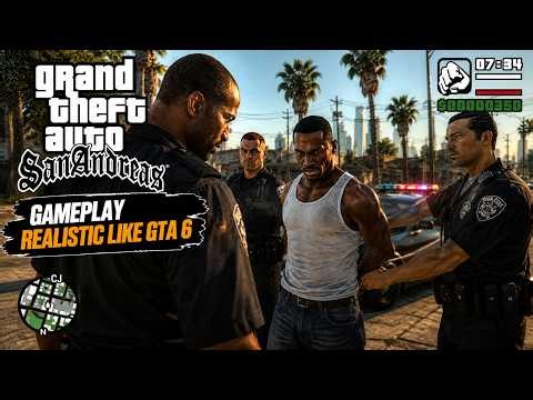 GTA San Andreas with GTA 6 Graphics 😱 Ultra Realistic Gameplay (No Commentary) 4K
