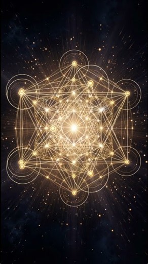 Metatron’s Cube ⚡ Sacred Energy Alignment #shorts