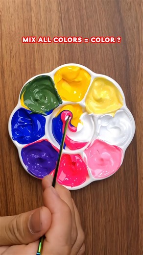 Don’t Blink… The Color Changes! #colormixing #arttenka #satisfying