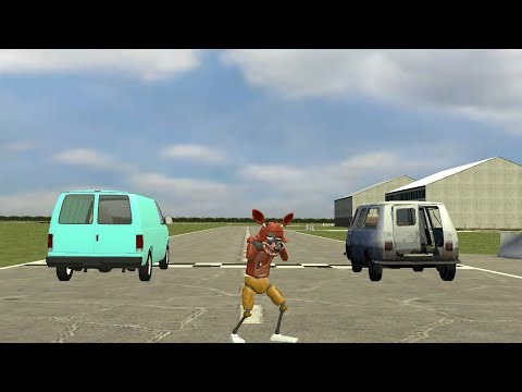 Racing best vs worst vans in test track!! - Gmod gameplay