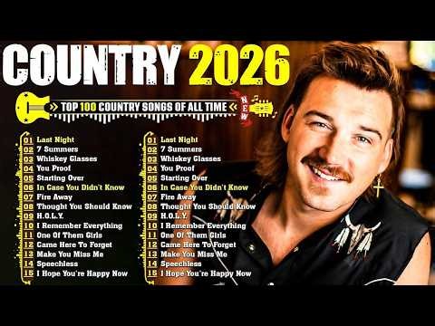 Country Songs 2026 - Chris Stapleton, Morgan Wallen, Luke Combs, Luke Bryan, Jason Aldean