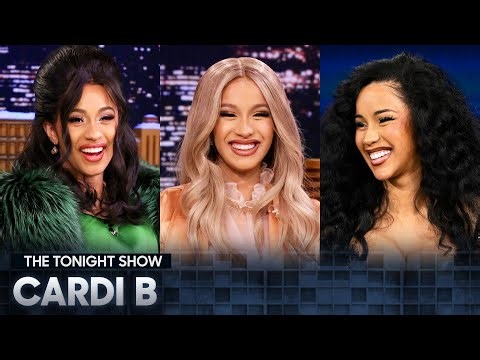 Cardi B Co-Hosts The Tonight Show and Teaches John Mulaney a Calming Exercise | The Tonight Show
