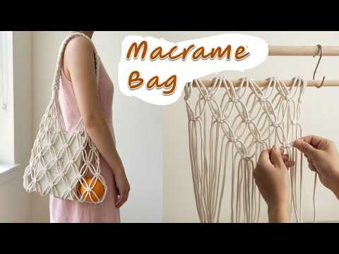 This Is The Easiest Way To Make A Macrame Bag