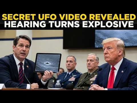 US NEWS LIVE: Lawmaker Drops Secret UFO Footage, Hearing Takes Dramatic Turn | UFO HEARING LIVE