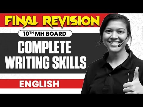 🚨Class 10 Final Revision English | Complete Writing Skills | MH Board