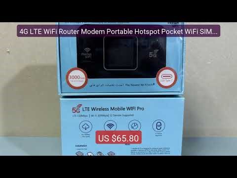4G LTE WiFi Router Modem Portable Hotspot Pocket WiFi SIM C... — Top Pick 2026 | Unbeatable Price!