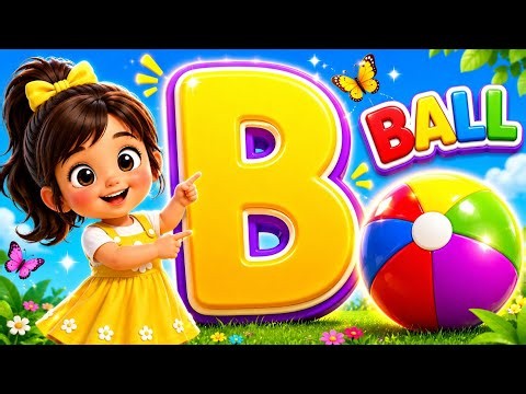 Letter B Phonics for Kids 👶 | Learn B Sound with Fun Words & Pictures