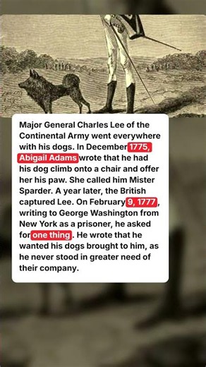 A captured general wrote home. Send my dogs.