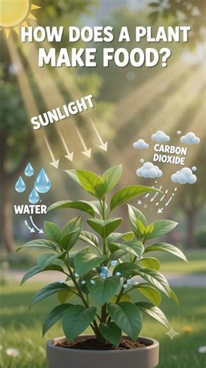 How Do Plants Make Their Own Food? | Photosynthesis Explained #Shorts