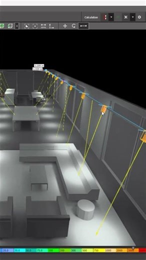 DIALux: Building a simple room with lighting