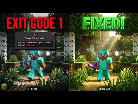 How to Fix Minecraft CurseForge Exit Code 1 Error ✅