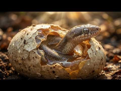 🐍 Snake Development Inside the Egg – Full Before Birth Timelapse