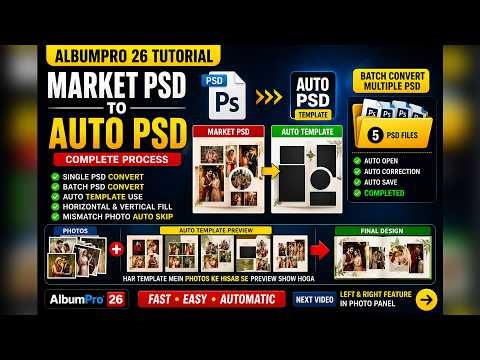 Market PSD to Auto Template 🔥 | 1000 PSD Auto Convert in 1 Click