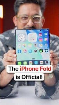 iPhone Fold is OFFICIAL! 🔥