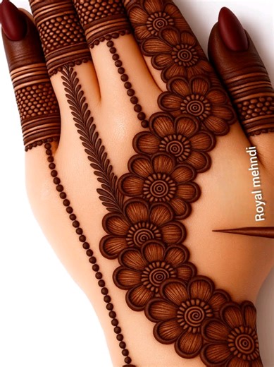 Easy Arabic Mehndi Design Tutorial for Beginners