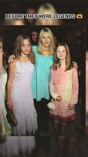 The Magic Before the Fame ✨Hermione, Ginny & J.K. Rowling’s Rare Harry Potter Throwback #harrypotter