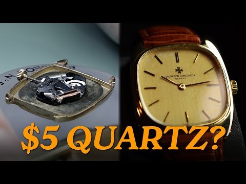 I found a $5 quartz in a solid gold Vacheron Constantin