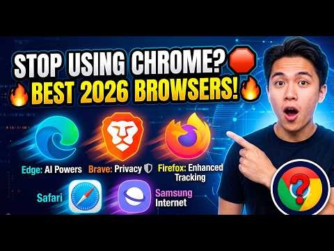 5 Amazing browsers You Should Try in 2026 🔥 | Hidden Browser features You’re Missing!