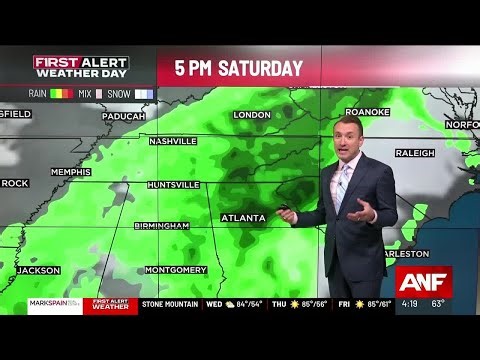 First Alert Forecast: Dry through Friday ahead of Saturday rain, storms