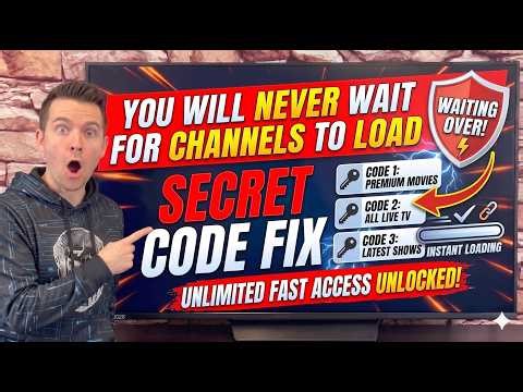 SECRET Code Fix: NEVER Wait For Channels To Load Again! Fix IPTV Buffering Issues