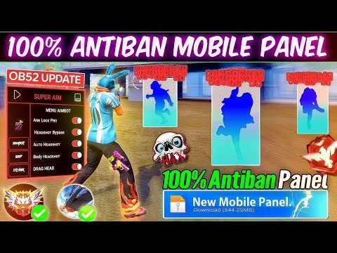 Free Fire Panel Mobile 🔥 FF Antiban Panel OB52 | Free Fire Hack New 😈 FF Injector 2026 | FF Panel