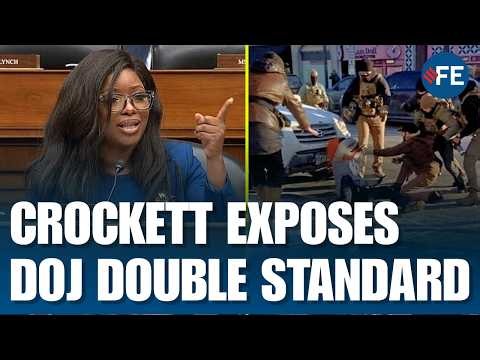 ‘WHY NO ANSWERS?’ | Jasmine Crockett CHALLENGES DOJ Over Alex Pretti Death and ICE Accountability