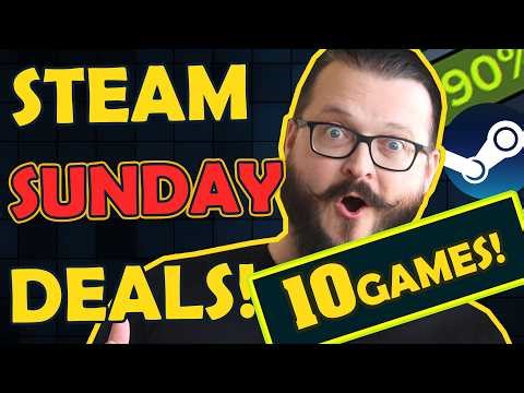 Steam SUNDAY Sale! 10 Cheap MUST-TRY Games! 🎮🕹️👾