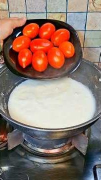 I Put Whole Tomatoes in Boiling Milk and Made Creamy Tomato Sauce!