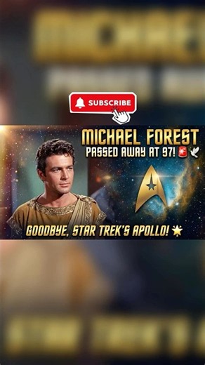 MICHAEL FOREST DEAD AT 97: Star Trek’s 'Apollo' Passes Away / #Shorts #MichaelForest #HollywoodNews