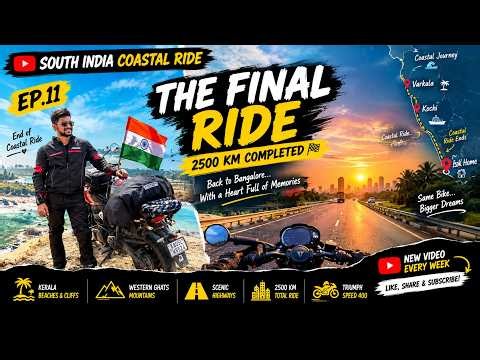 The Ride Ends… But The Memories Don’t ❤️🏍️ | 2500 KM South India Coastal Ride | EP.11