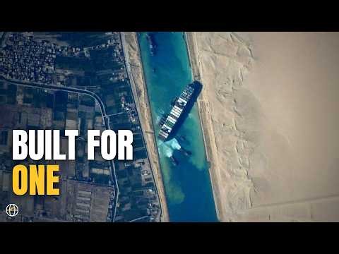 How Two Convoys Pass in the Suez Canal Every Day