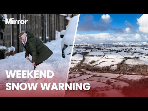MORE snow forecast this weekend as parts of the UK brace for 2 inches