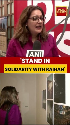 Priyanka Chaturvedi Visits Raihan Vadra’s Exhibition, Backs Artists’ Freedom Of Expression