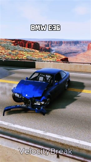 Extreme Jump Over Broken Bridge — Series 4 — BeamNG.drive #beamngdrive #beamng