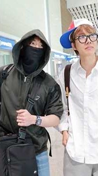 From JUNGKOOK's giant bag👜 to J-HOPE's jet lag skills✈️💜#bts #jungkook #jhope #dispatch #kpop
