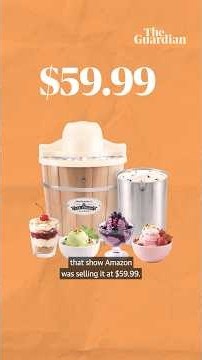 Did Amazon drive up the price of this ice cream maker?