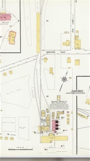 History of Brevard, North Carolina | Old Maps