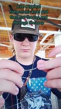 easy loop knot tutorial