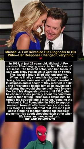 Michael J. Fox Revealed His Diagnosis to His Wife—Her Response Changed Everything ❤️