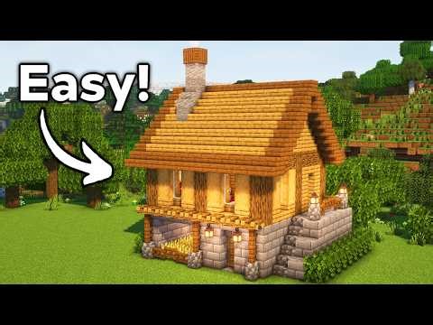 Minecraft: How to Build a Starter House | Tutorial🏠