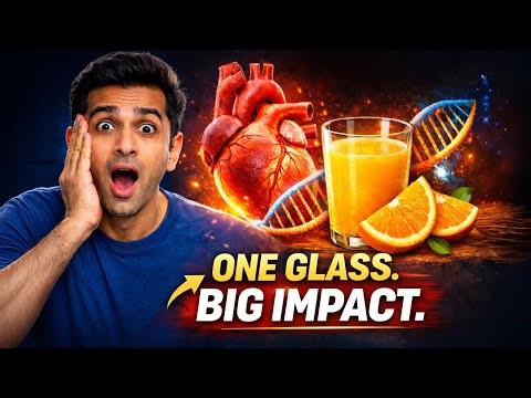 Orange Juice Can Rewire Your Heart? 🍊 | Heart Attack, BP & Inflammation